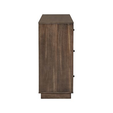 Modern Multi-Drawer Storage Cabinet with Adjustable Interior Shelving by Christopher Knight Home