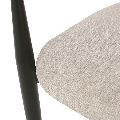 Elias Contemporary Metal Frame Settee Loveseat by Christopher Knight Home