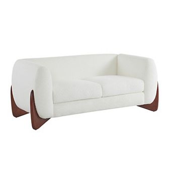 Alma Boucle Upholstered Loveseat by Christopher Knight Home