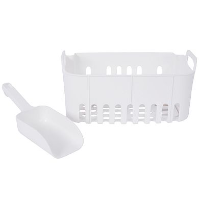 26 lbs. Countertop Self Cleaning Ice Maker with Basket and Scoop