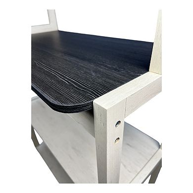 5-Tier Kitchen Storage Rack with Adjustable Shelves for Baking Essentials and Microwave