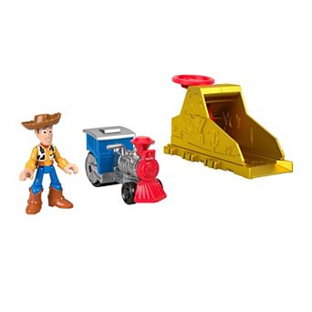 IMAGINEXT Disney / Pixar's Toy Story Launcher Playset with Woody Figure