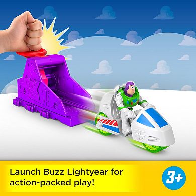 IMAGINEXT Disney / Pixar's Toy Story Launcher Playset with Buzz Lightyear Figure