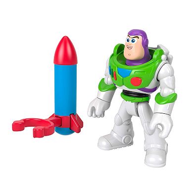 IMAGINEXT Disney / Pixar's Toy Story 3-inch Buzz Lightyear Figure & Rocket Accessory