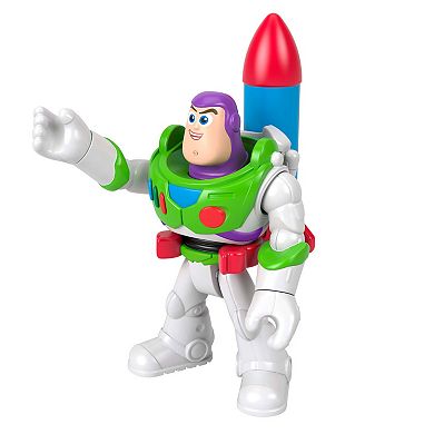 IMAGINEXT Disney / Pixar's Toy Story 3-inch Buzz Lightyear Figure & Rocket Accessory
