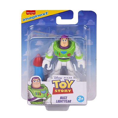IMAGINEXT Disney / Pixar's Toy Story 3-inch Buzz Lightyear Figure & Rocket Accessory