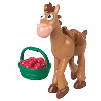 IMAGINEXT Disney / Pixar's Toy Story 3-inch Bullseye Horse Figure & Apple Basket Accessory