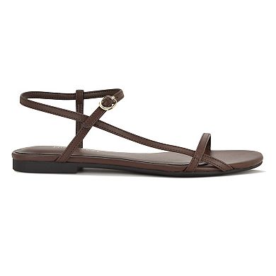 Nine West Masow Women's Round Toe Strappy Flat Sandals