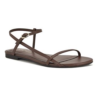 Nine West Masow Women's Round Toe Strappy Flat Sandals