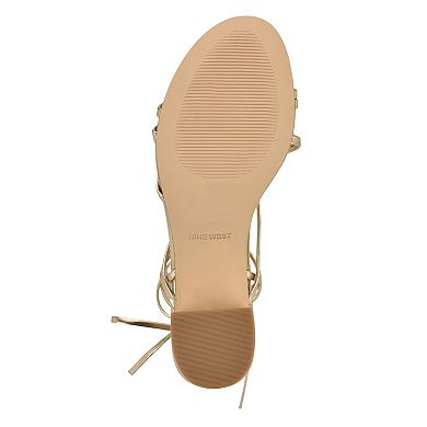 Nine West Aloud Women's Strappy Block Heel Dress Sandals
