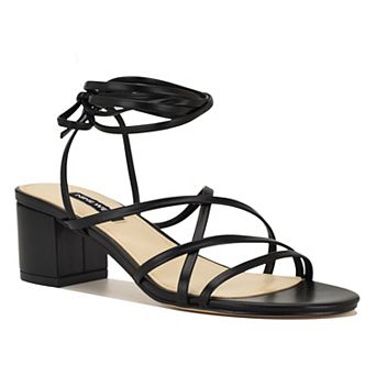 Nine West Aloud Women's Strappy Block Heel Dress Sandals
