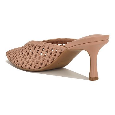 Nine West Amelli Women's Pointy Toe Slip-On Mule Dress Pumps