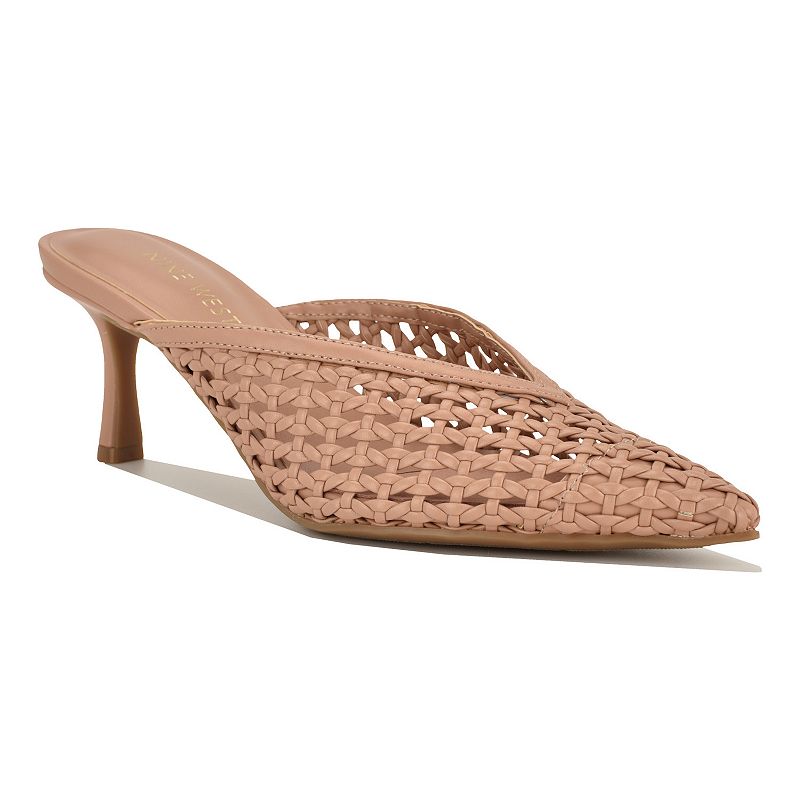 Nine West Amelli Women's Pointy Toe Slip-On Mule Dress Pumps,