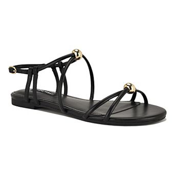 Nine West Mariss Women's Round Toe Strappy Flat Sandals