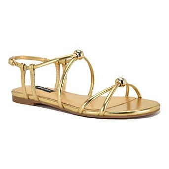 Nine West Mariss Women's Round Toe Strappy Flat Sandals