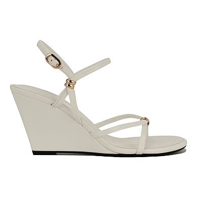 Nine West Deklyn Women's Round Toe Strappy Wedge Sandals