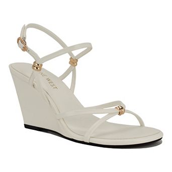 Nine West Deklyn Women's Round Toe Strappy Wedge Sandals