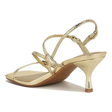 Nine West Hallow Women's Square Toe Strappy Dress Sandals