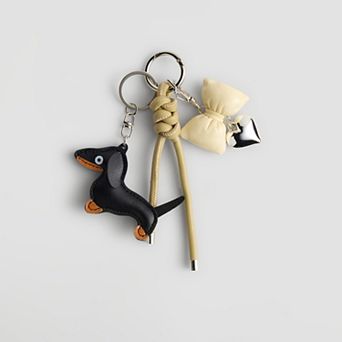 madden girl Dog Bow Charm Keychain