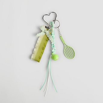 madden girl Tennis Racket Charm Keychain
