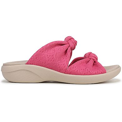 LifeStride Caring Women's Embroidered Fabric Slide Sandals