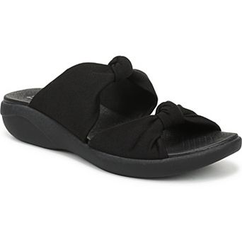 LifeStride Caring Women's Embroidered Fabric Slide Sandals