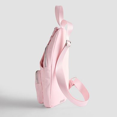 Madden Girl Nylon Sling Bag With Zip Closure & Multiple Compartments