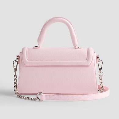 madden girl Top Handle Bag with Chain Strap