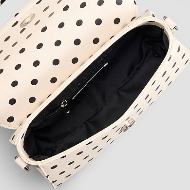 madden girl Polka Dot Top Handle Bag
