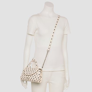 madden girl Polka Dot Top Handle Bag