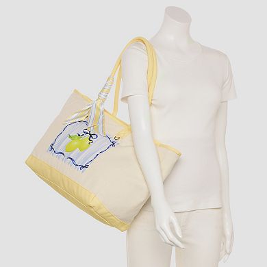 madden girl Canvas Large Tote Bag with Adjustable Strap