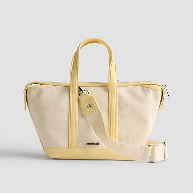 madden girl Canvas Mini Tote Bag with Adjustable Strap