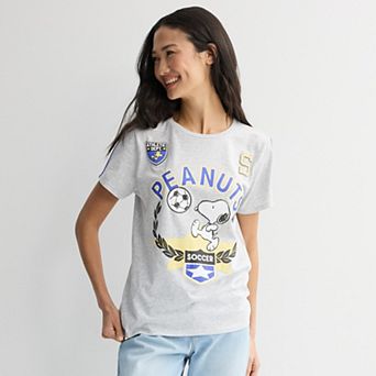 Women's Peanuts Snoopy Soccer Graphic Tee