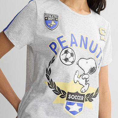 Women's Peanuts Snoopy Soccer Graphic Tee