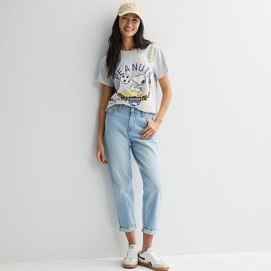Women's Peanuts Snoopy Soccer Graphic Tee
