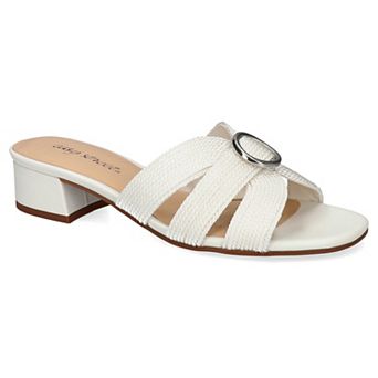 Easy Street Onyx Women's Block Heel Slide Sandals