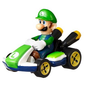 Hot Wheels Mario Kart Luigi 1:64 Scale Die-Cast Vehicle by Mattel