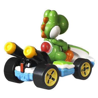 Hot Wheels Mario Kart Yoshi 1:64 Scale Die-Cast Vehicle by Mattel
