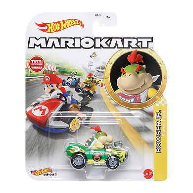 Hot Wheels Mario Kart Bowser Jr. Flame Flyer 1:64 Scale Die-Cast Vehicle by Mattel