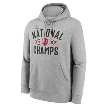 Men's Indiana Hoosiers College Football Playoff 2025 National Champs Fleece Graphic Hoodie