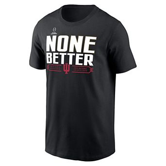 Men's Indiana Hoosiers College Football Playoff 2025 National Champions None Better Graphic Tee