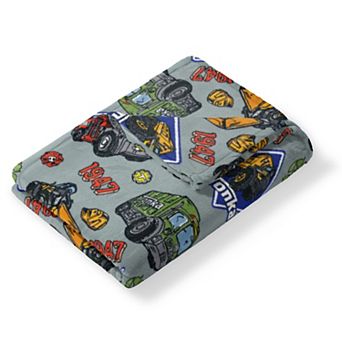 Hasbro Tonka Sketch Silk Touch Throw Blanket