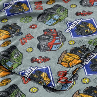 Hasbro Tonka Sketch Silk Touch Throw Blanket