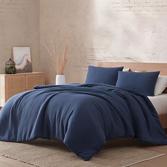Riverbrook Home Warren 4 pc Waffle Comforter Cover Set with Shams