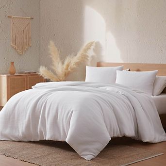 Riverbrook Home Warren 4 pc Waffle Comforter Cover Set with Shams