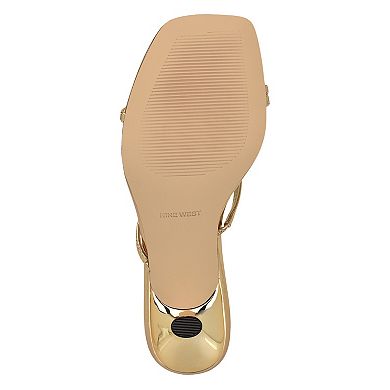 Nine West Anirey Women's Square Toe Strappy Dress Sandals