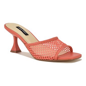 Nine West Cabana Women's Square Toe Slip-On Dress Sandals