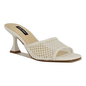 Nine West Cabana Women's Square Toe Slip-On Dress Sandals