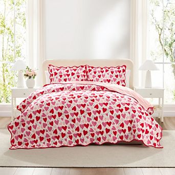 Hallmark Love Art 3 pc Quilt Set