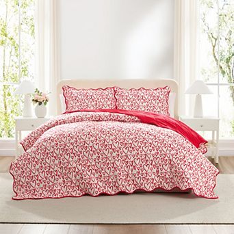 Hallmark Love Art 3 pc Quilt Set